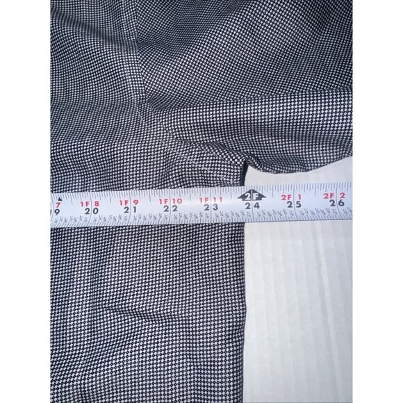 Black Label By Ruffini L 16-16 1/2 34/35 Slim Fit Button Down Diamond Pattern - Picture 9 of 10